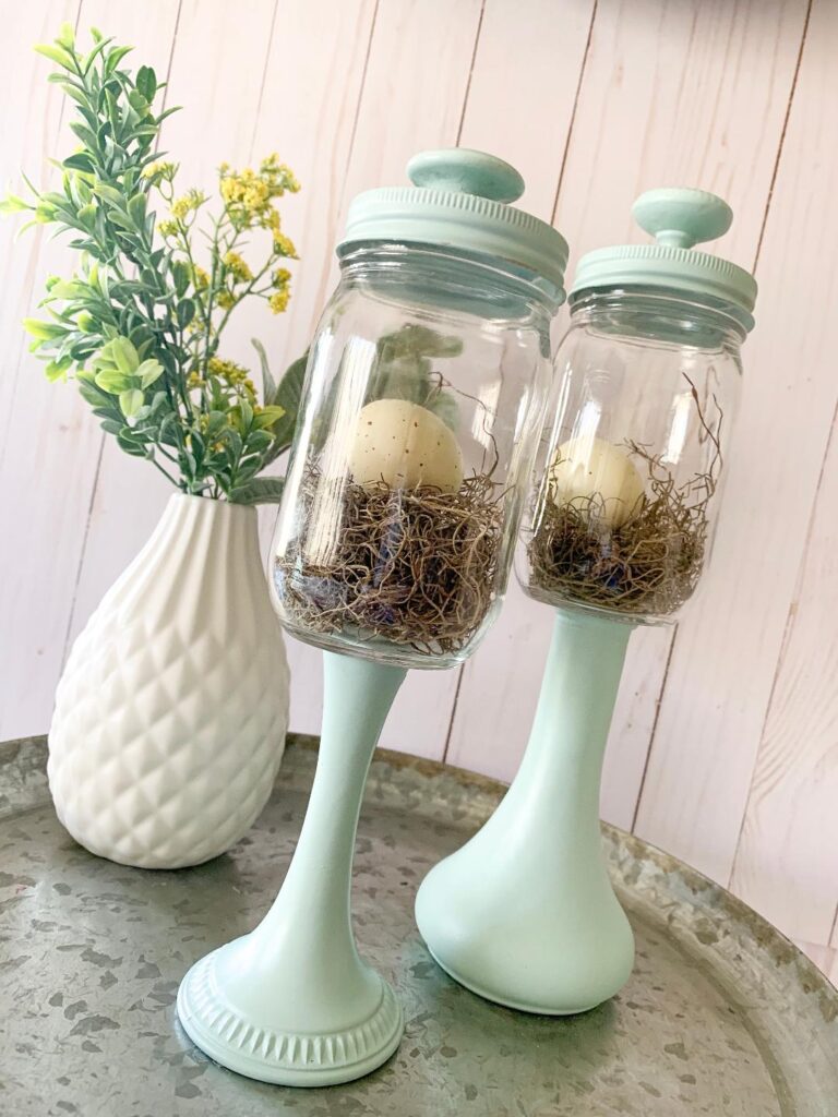 DIY Bathroom Storage Jars: An Easy Upcycled Decor Idea