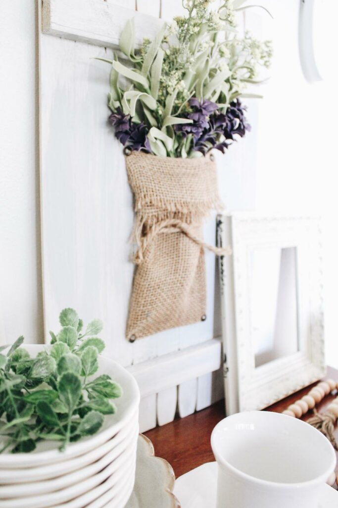 Super Easy Burlap Flowers DIY · Just That Perfect Piece