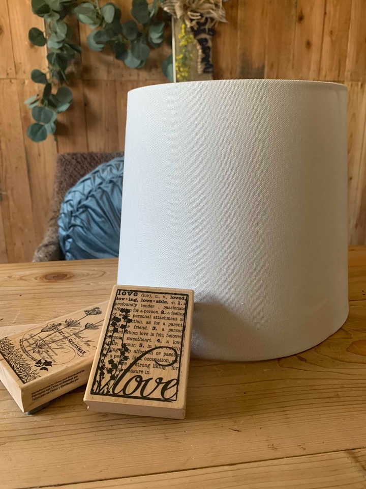 Mod podge deals lamp shade