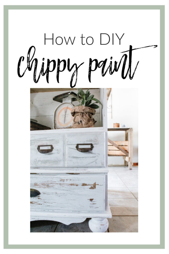 How to Paint a Chippy Farmhouse Dresser with Milk Paint