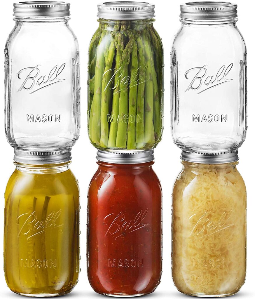 glass ball mason jars 