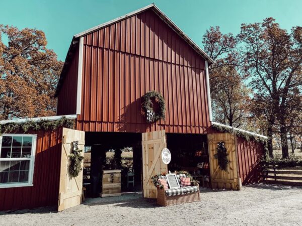 Red shed deals porch swing