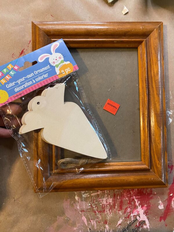 DIY Spring Thrift Store Picture Frame - Roost + Restore