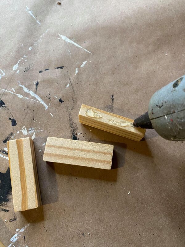 Pretty DIY Jenga Block Magnets - Roost + Restore