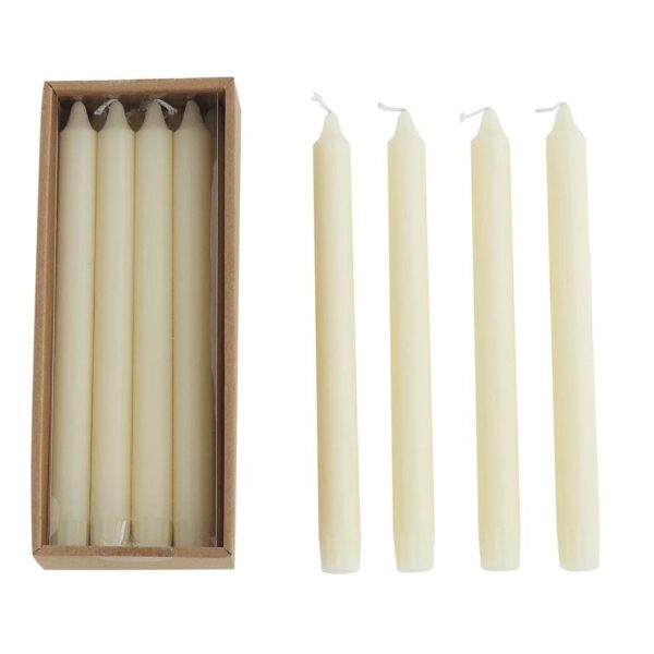unscented taper everyday candle 