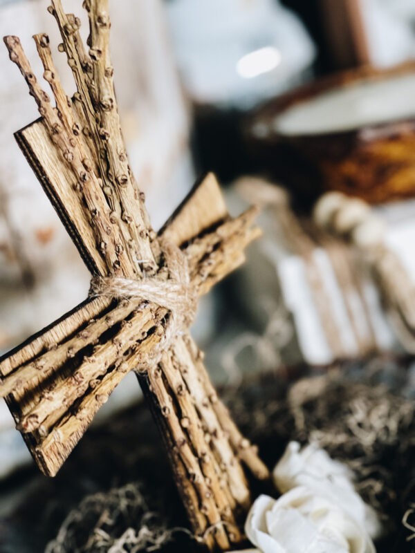 2 Dollar Tree Wood Cross Diy's Beautiful and Easy Project 