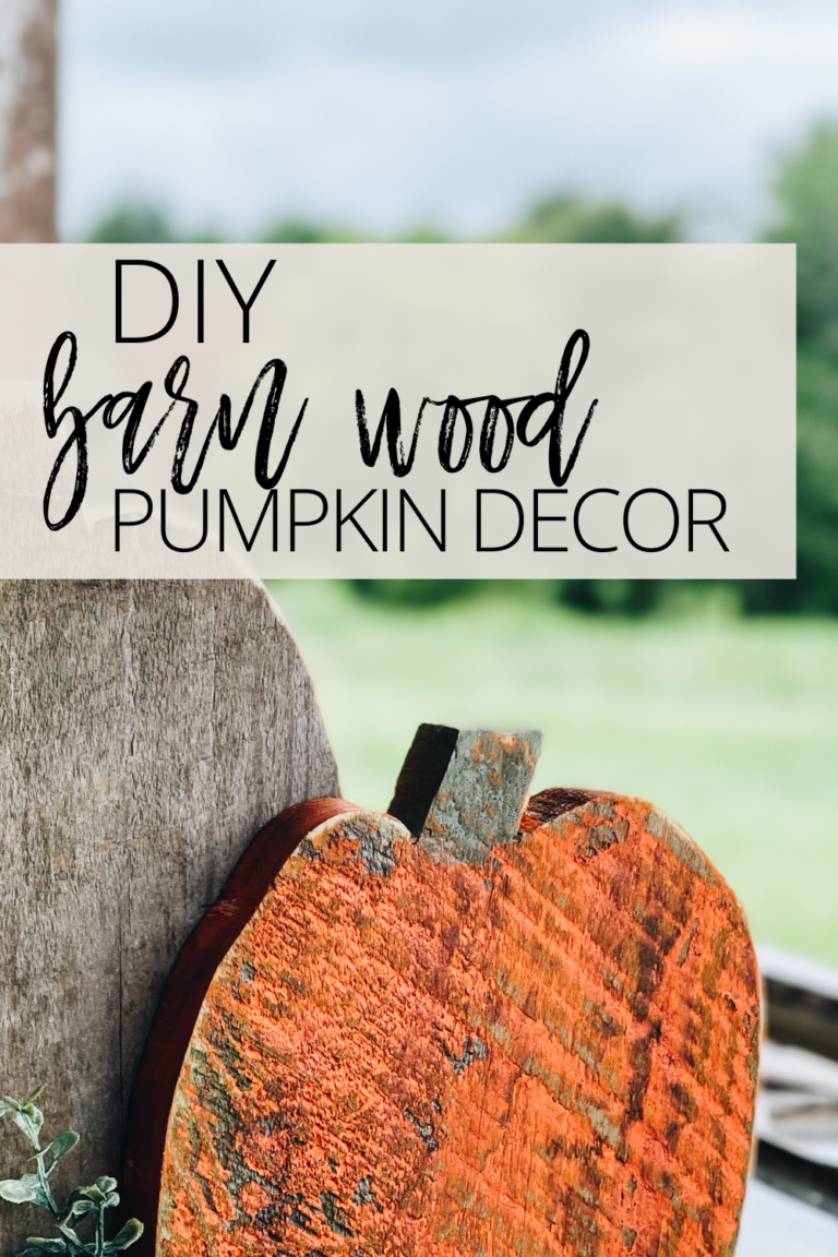 DIY Barn Wood Pumpkin Decor - Roost + Restore