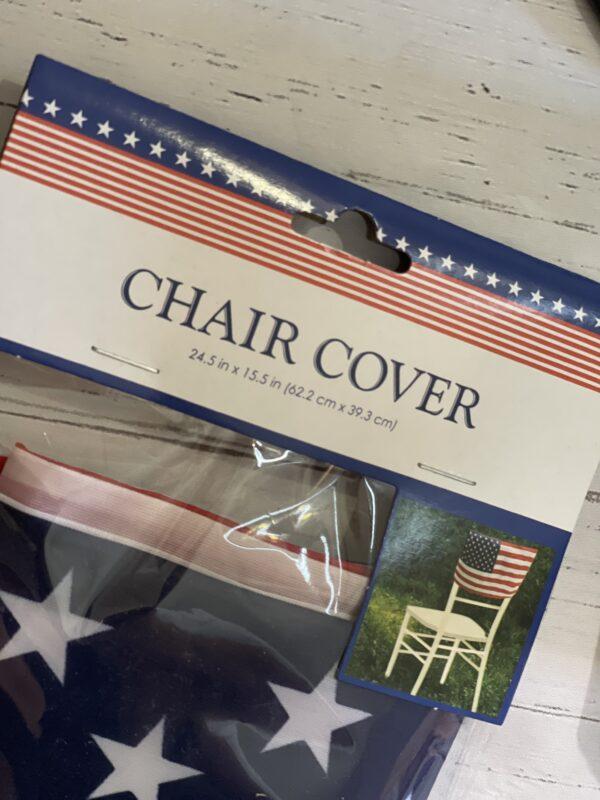 dollar tree flag chair cover
